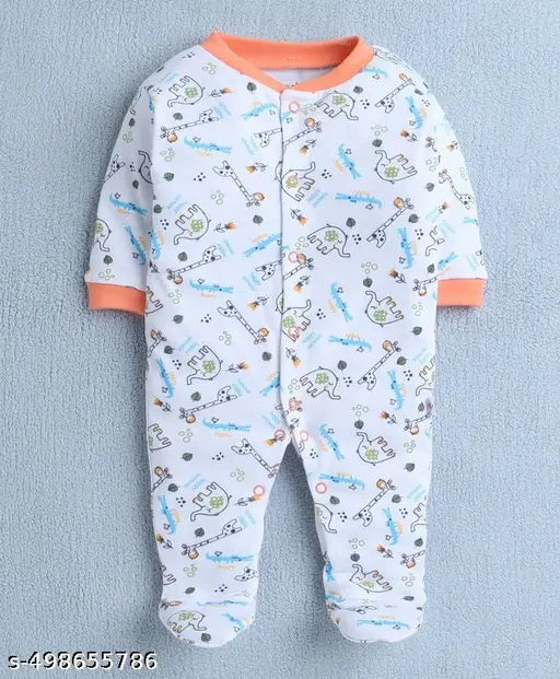 100% Cotton Rompers/Sleepsuits/Jumpsuit/Night Suits/Dungaree/Bodysuit Outfit for Baby Boys & Girls, Infants, New Borns
