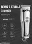 TECHFADE 071 Professional Hair Trimmer – All-in-One Full Body Grooming Kit (Silver)