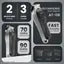 Professional Hair & Beard Trimmer with Digital Display – High-Capacity Lithium Battery Cordless | Rechargeable | Precision Cutting | Stylish Design
