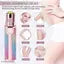 2-in-1 Rechargeable Eyebrow & Facial Hair Trimmer for Women – Painless & Portable