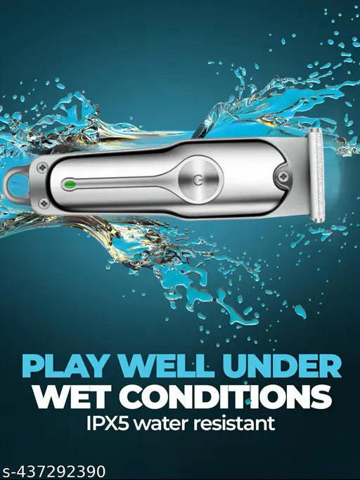 TECHFADE 071 Professional Hair Trimmer – All-in-One Full Body Grooming Kit (Silver)